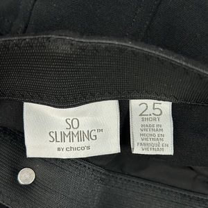 Chicos So Slimming Pants Black Women’s (2.5 Short) High Rise
